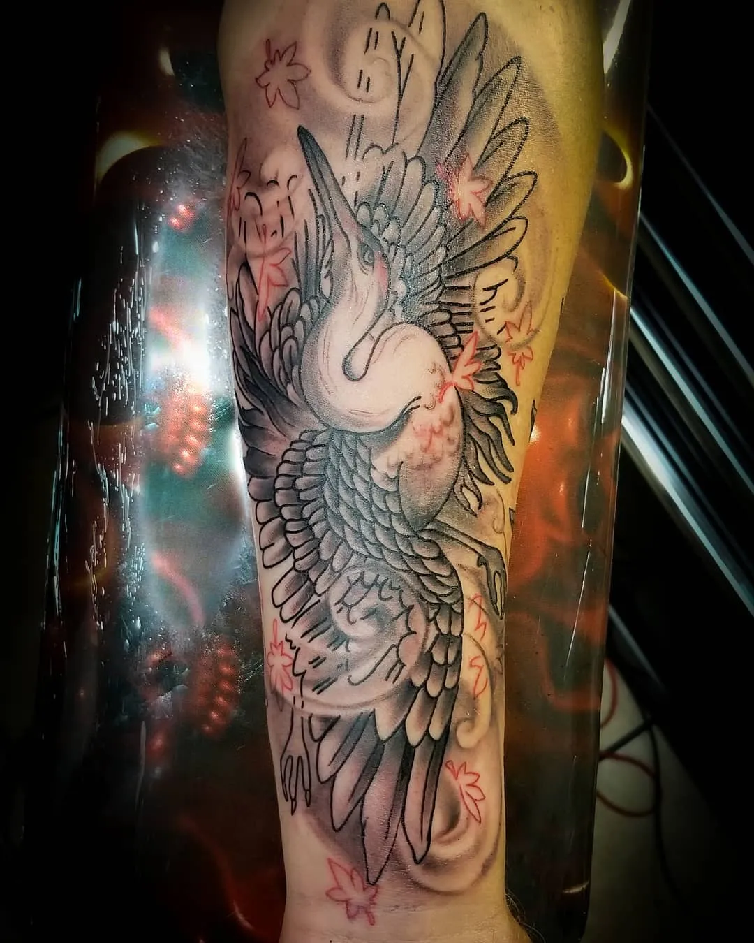 Tattoo by Pete Delia at Fallen Raven Tattoo Studio