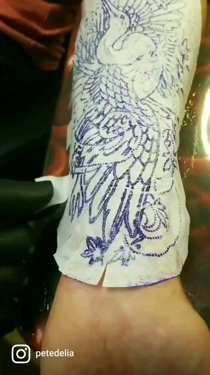 Tattoo by Pete Delia at Fallen Raven Tattoo Studio