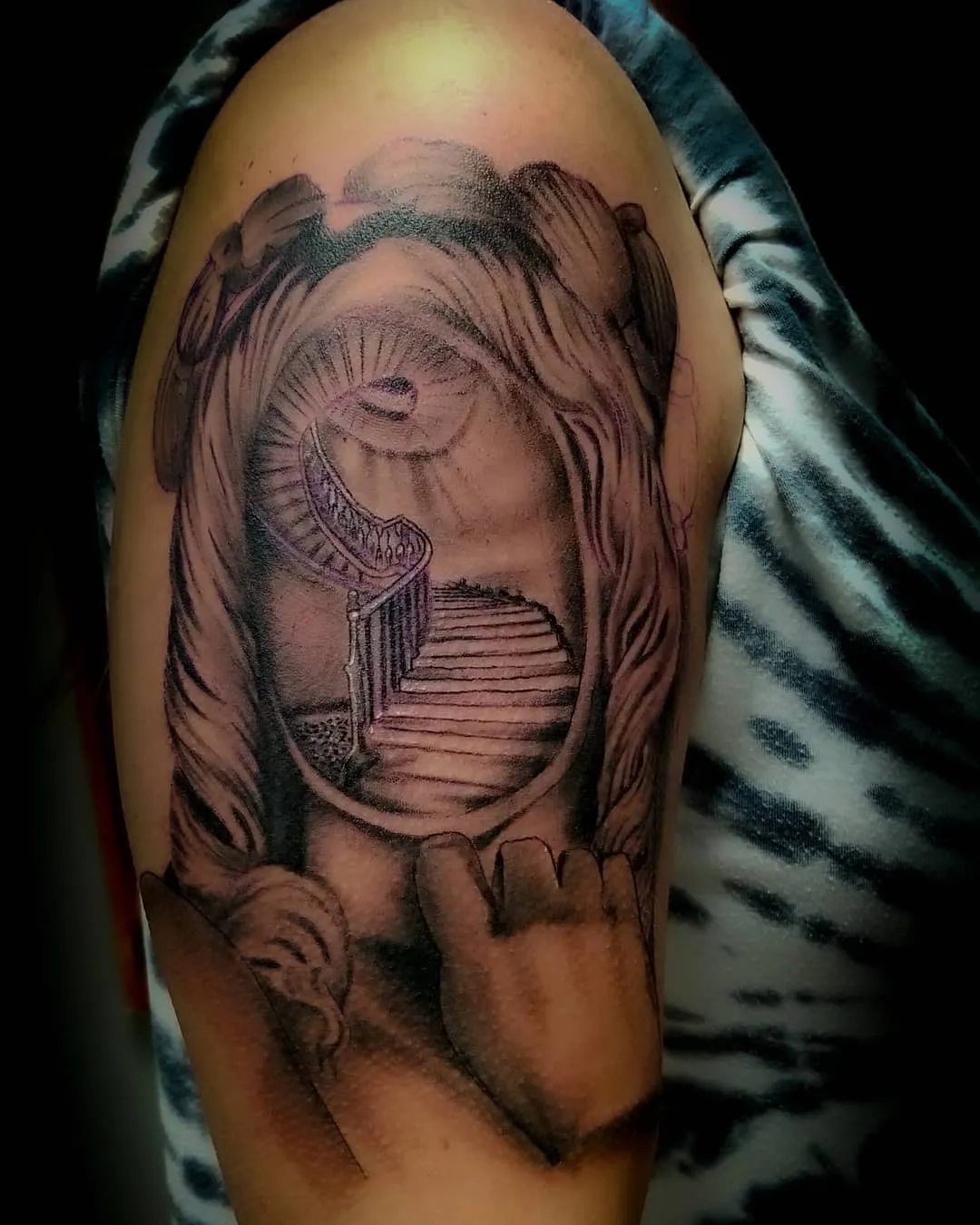 Tattoo by Pete Delia at Fallen Raven Tattoo Studio