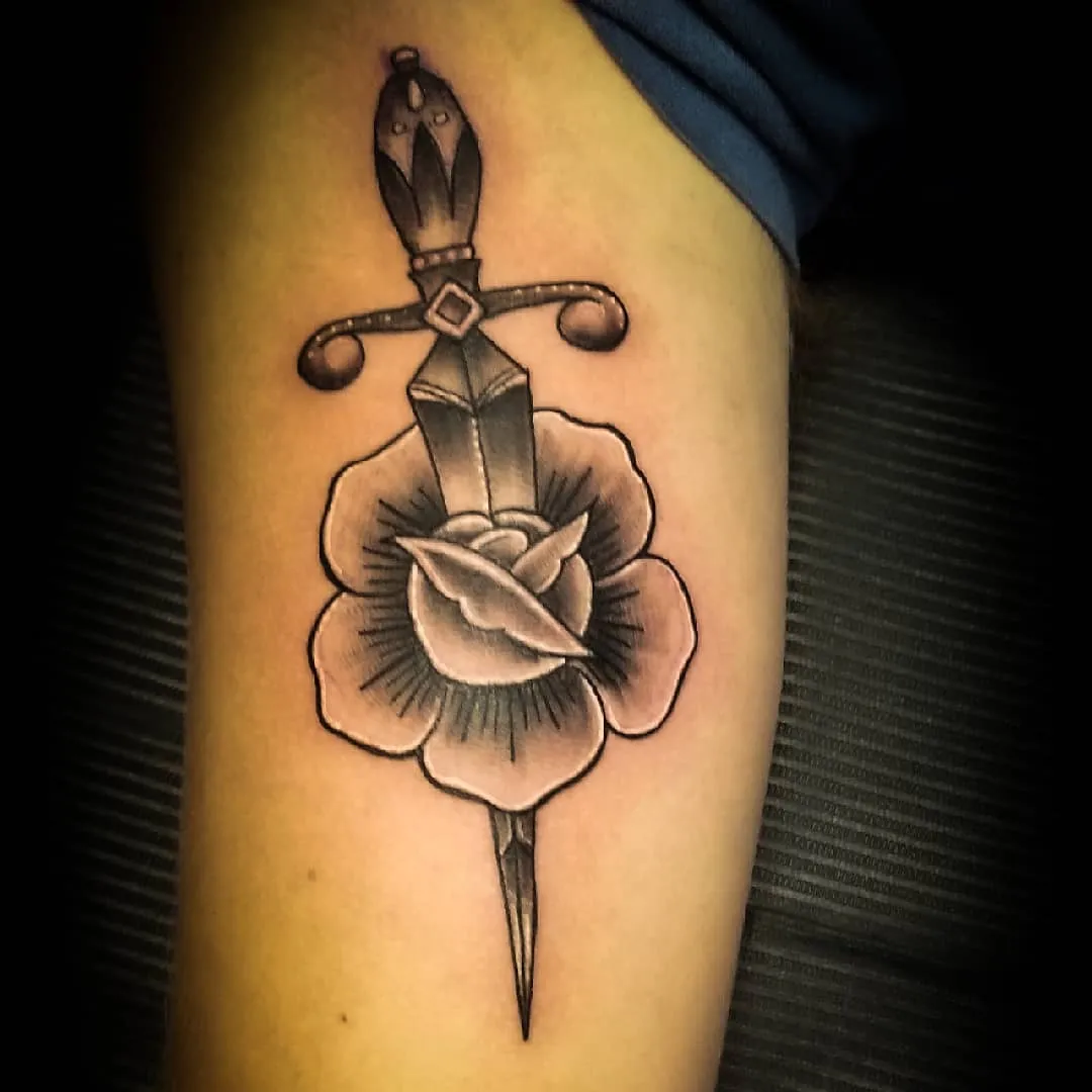 Tattoo by Pete Delia at Fallen Raven Tattoo Studio