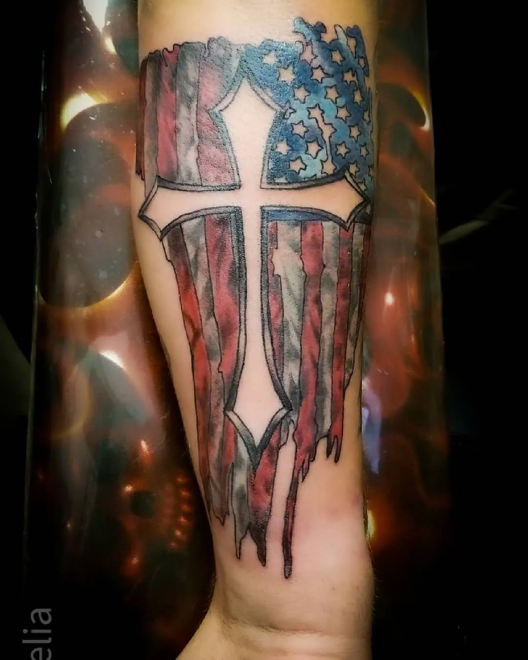 Tattoo by Pete Delia at Fallen Raven Tattoo Studio