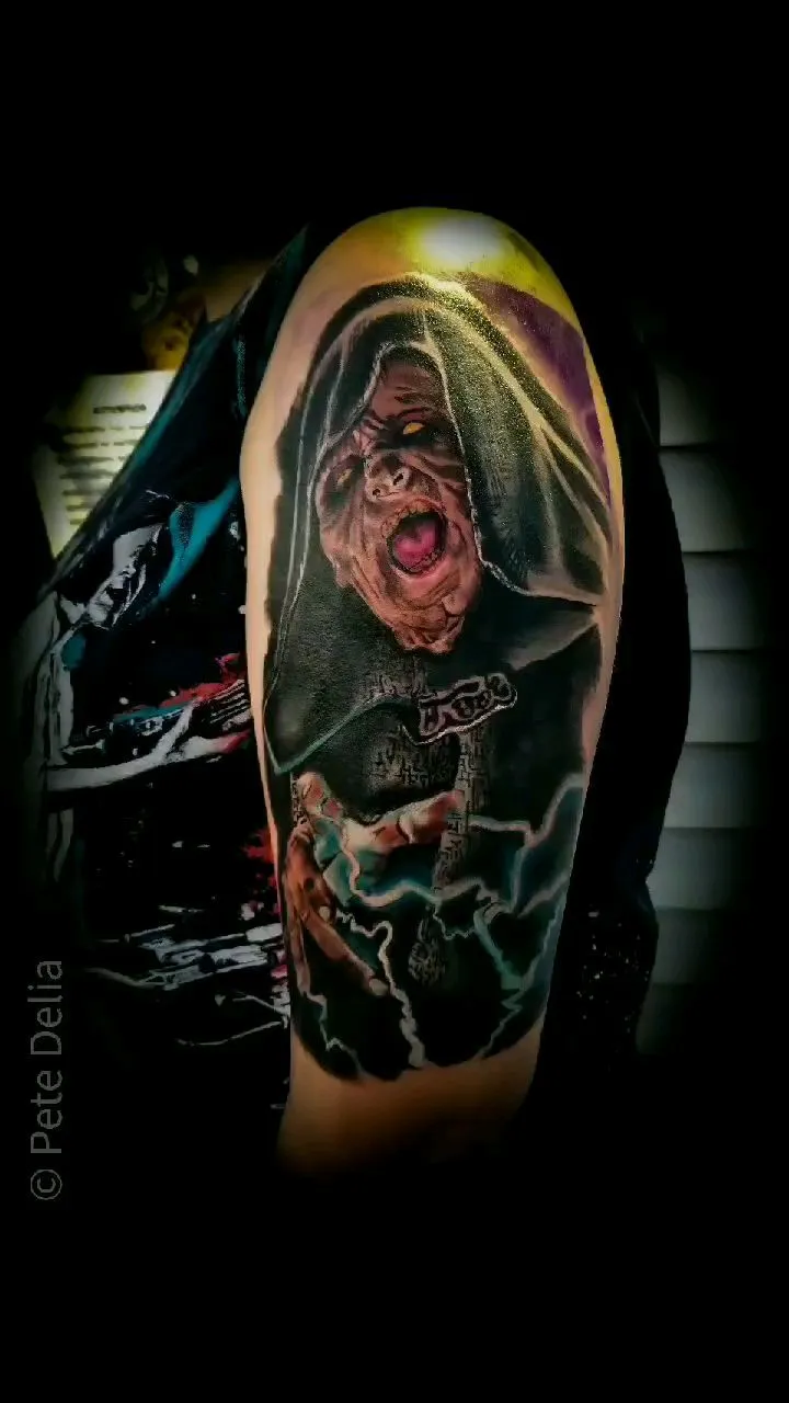 Tattoo by Pete Delia at Fallen Raven Tattoo Studio