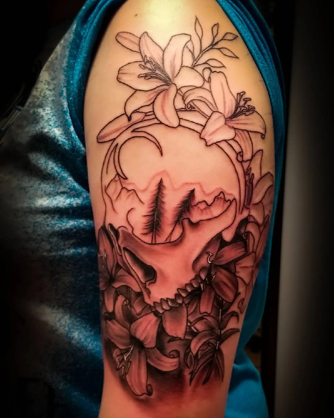Tattoo by Pete Delia at Fallen Raven Tattoo Studio