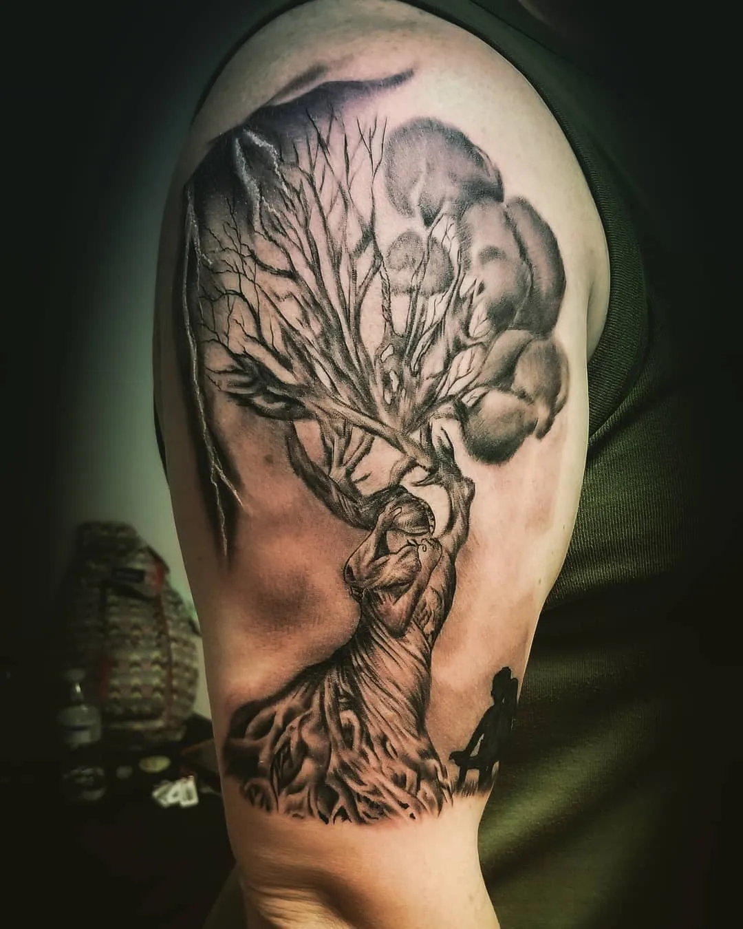 Tattoo by Pete Delia at Fallen Raven Tattoo Studio