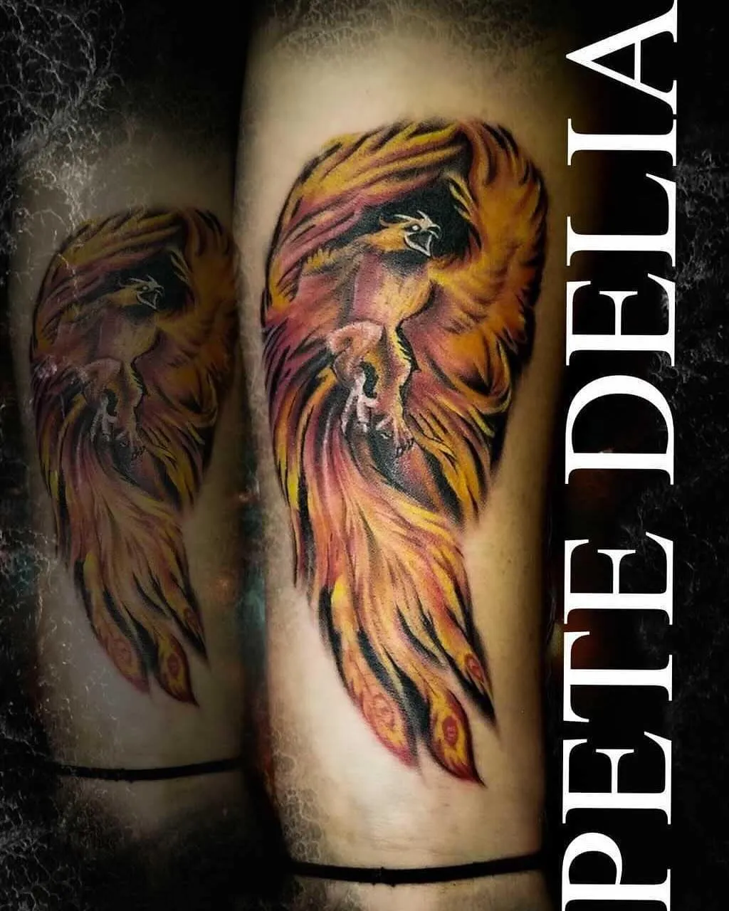 Tattoo by Pete Delia at Fallen Raven Tattoo Studio