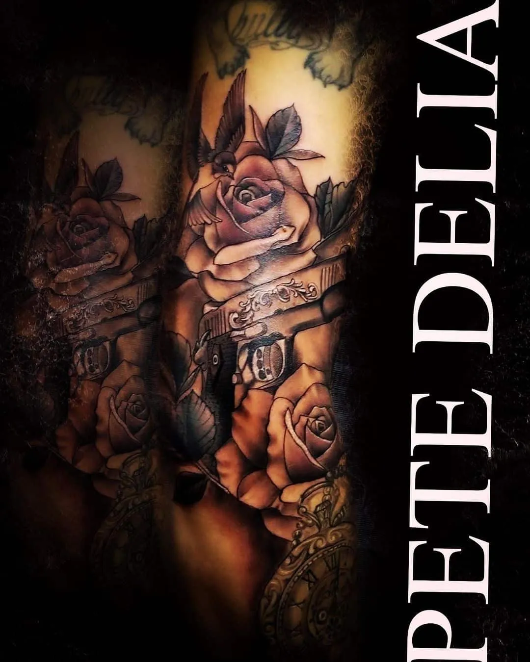 Tattoo by Pete Delia at Fallen Raven Tattoo Studio