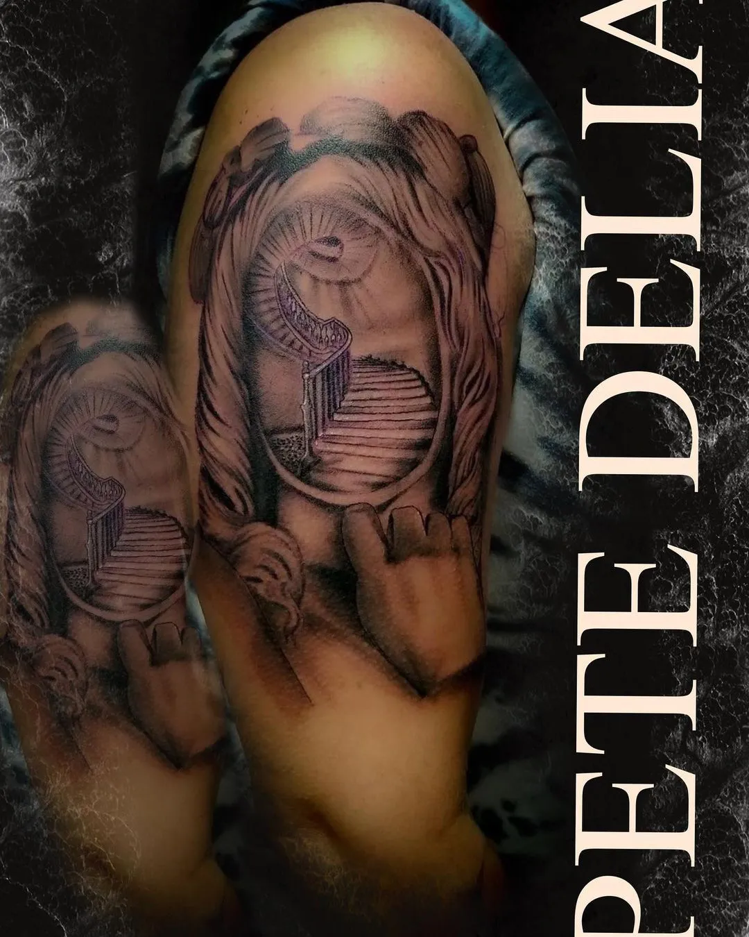 Tattoo by Pete Delia at Fallen Raven Tattoo Studio