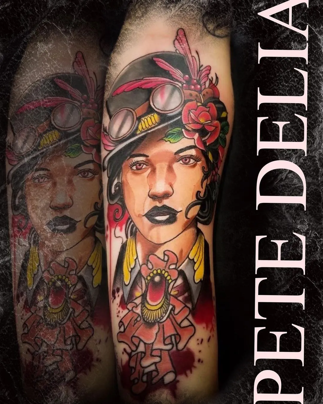 Tattoo by Pete Delia at Fallen Raven Tattoo Studio