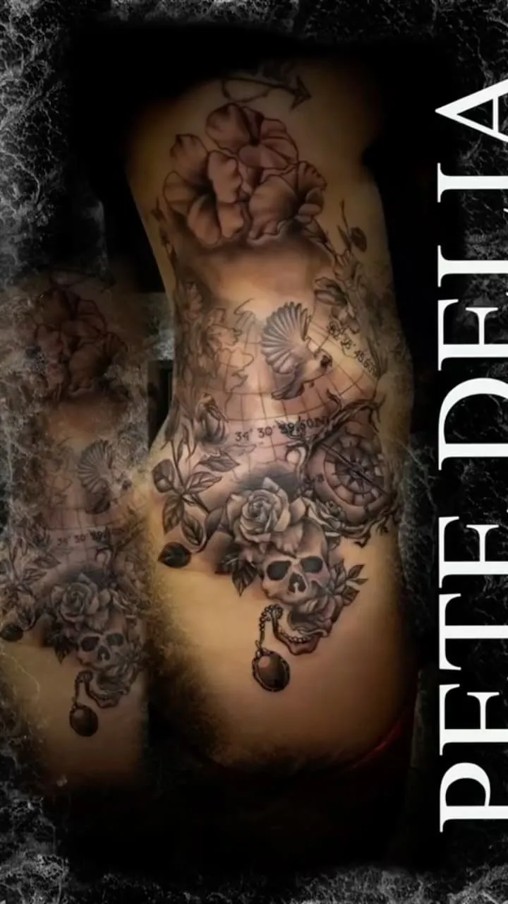 Tattoo by Pete Delia at Fallen Raven Tattoo Studio