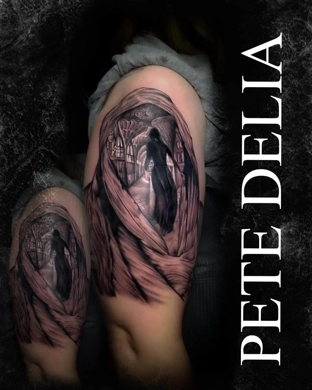 Tattoo by Pete Delia at Fallen Raven Tattoo Studio