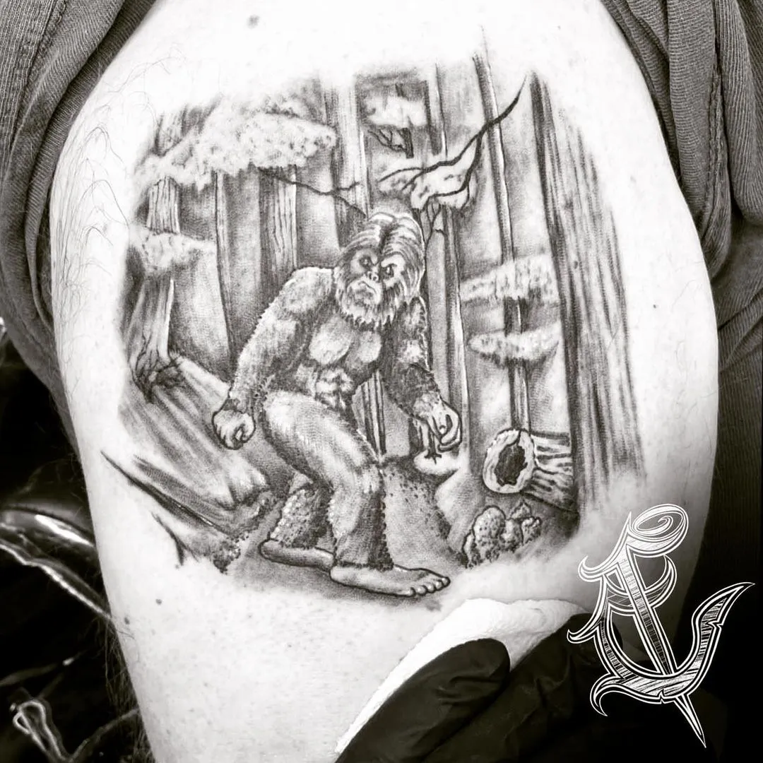 Tattoo by TJ Cornelius at Fallen Raven Tattoo Studio