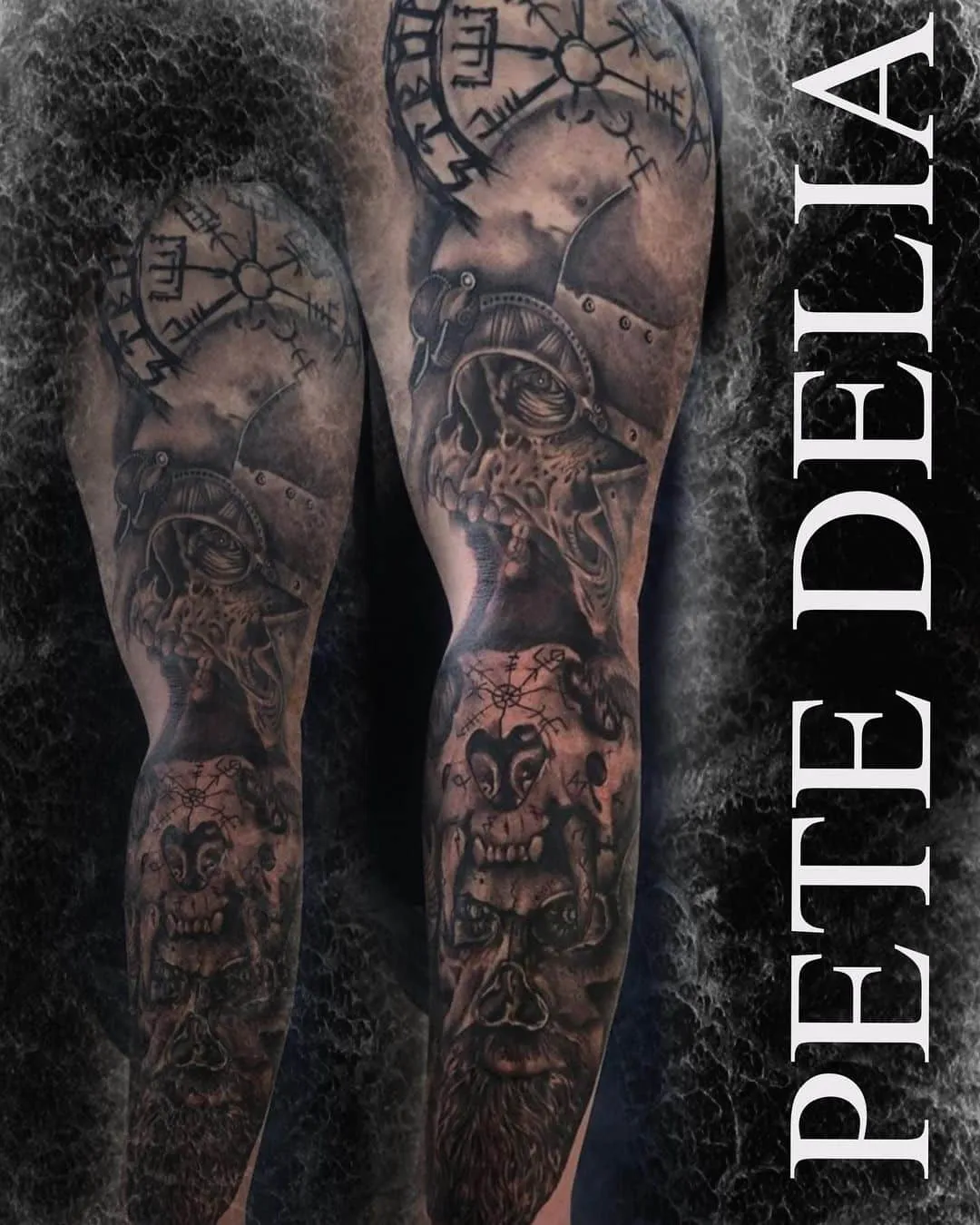 Tattoo by Pete Delia at Fallen Raven Tattoo Studio