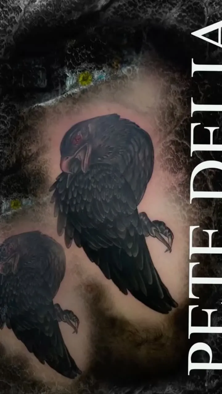Tattoo by Pete Delia at Fallen Raven Tattoo Studio