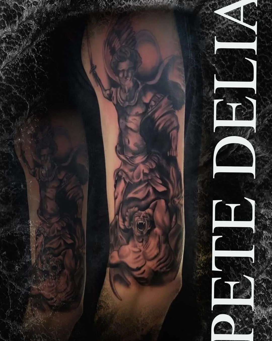 Tattoo by Pete Delia at Fallen Raven Tattoo Studio