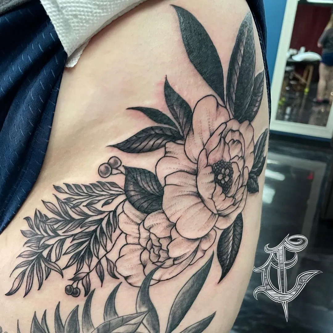 Tattoo by TJ Cornelius at Fallen Raven Tattoo Studio