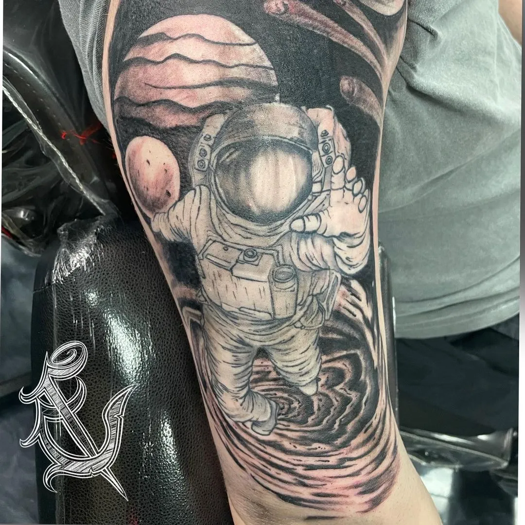 Tattoo by TJ Cornelius at Fallen Raven Tattoo Studio