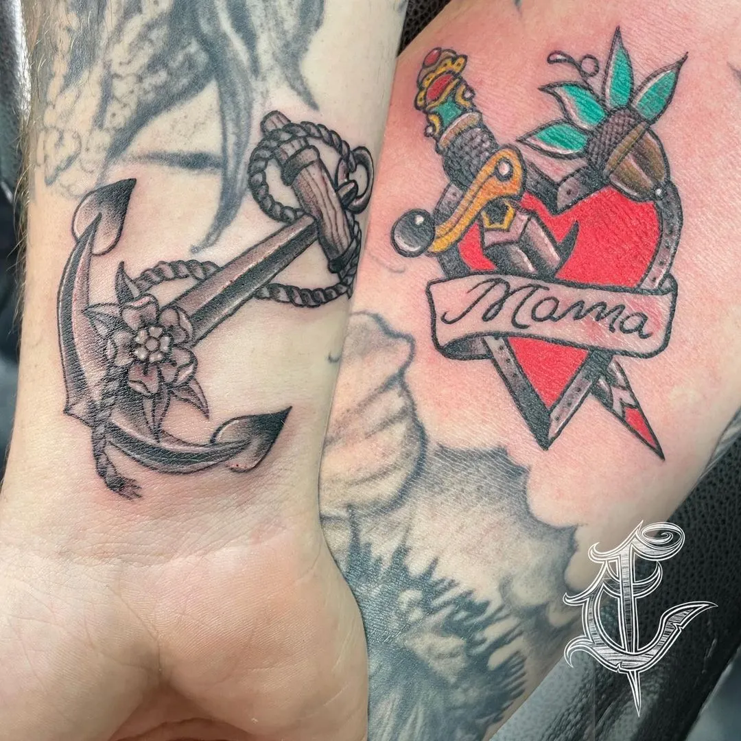 Tattoo by TJ Cornelius at Fallen Raven Tattoo Studio