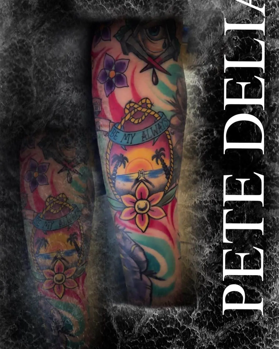 Tattoo by Pete Delia at Fallen Raven Tattoo Studio