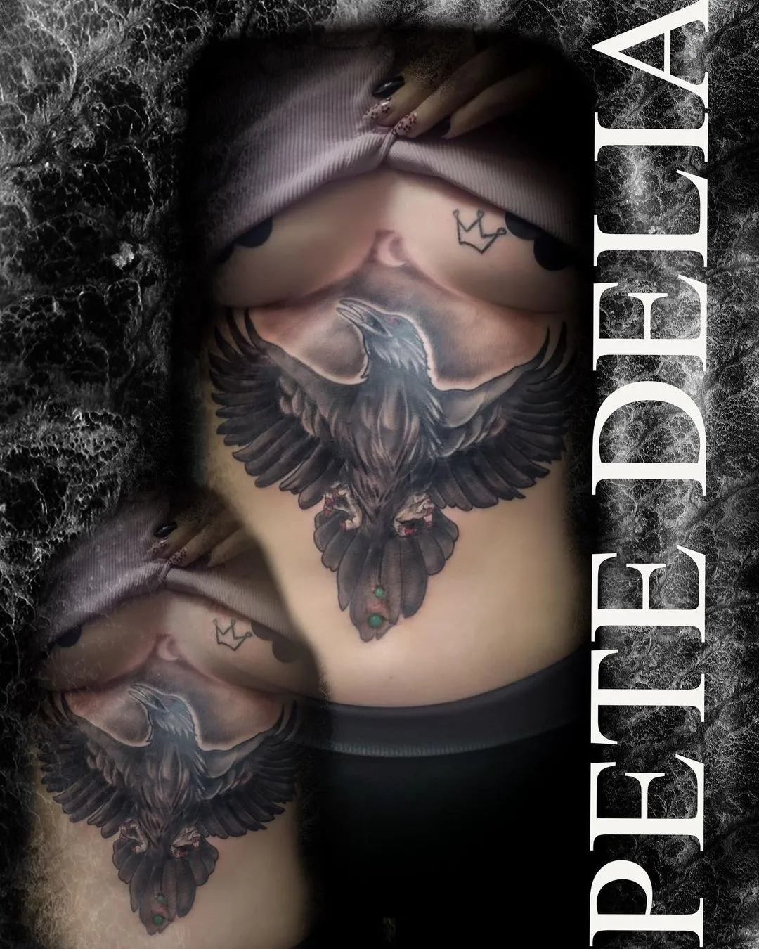 Tattoo by Pete Delia at Fallen Raven Tattoo Studio