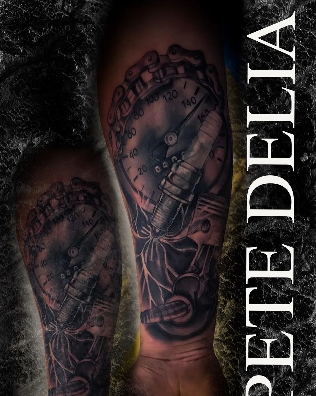 Tattoo by Pete Delia at Fallen Raven Tattoo Studio