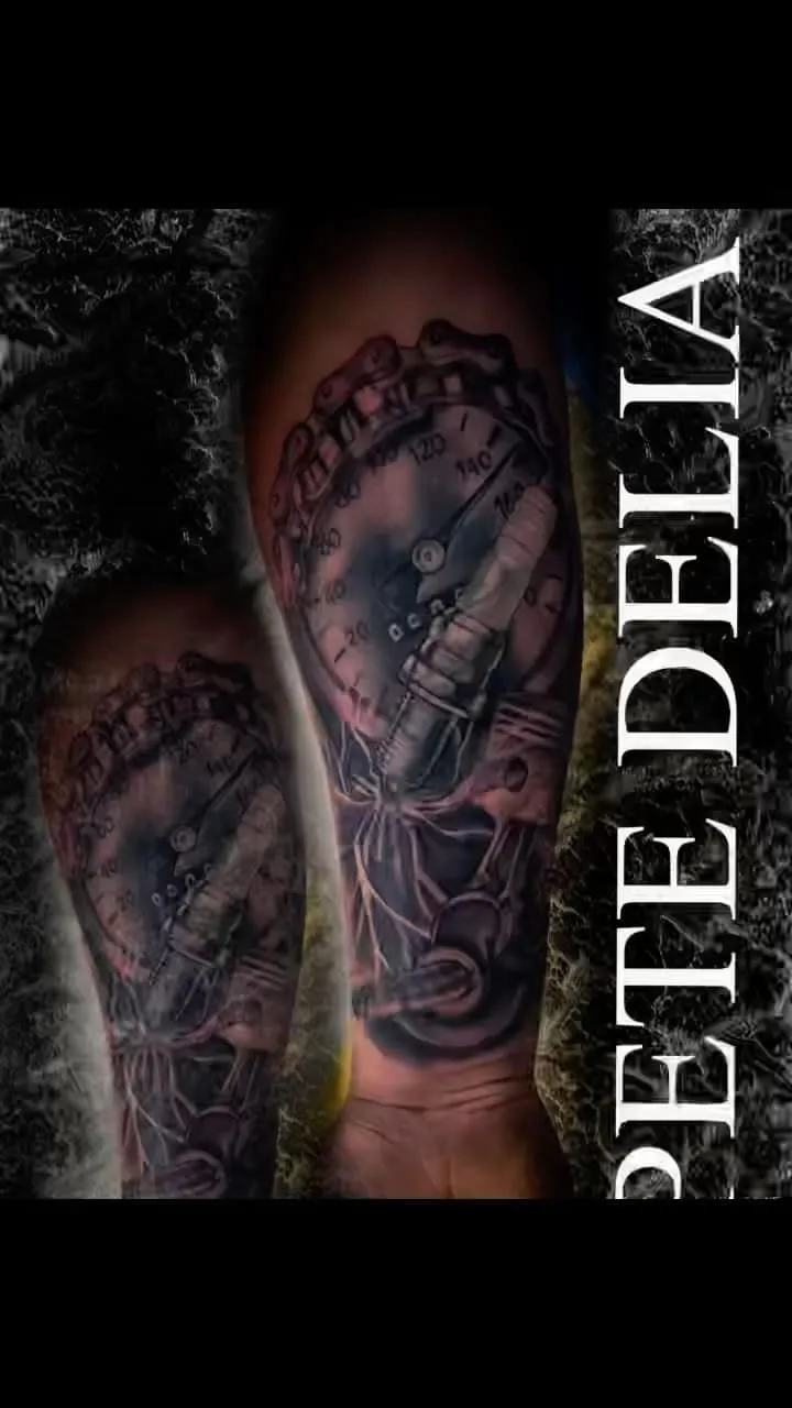 Tattoo by Pete Delia at Fallen Raven Tattoo Studio