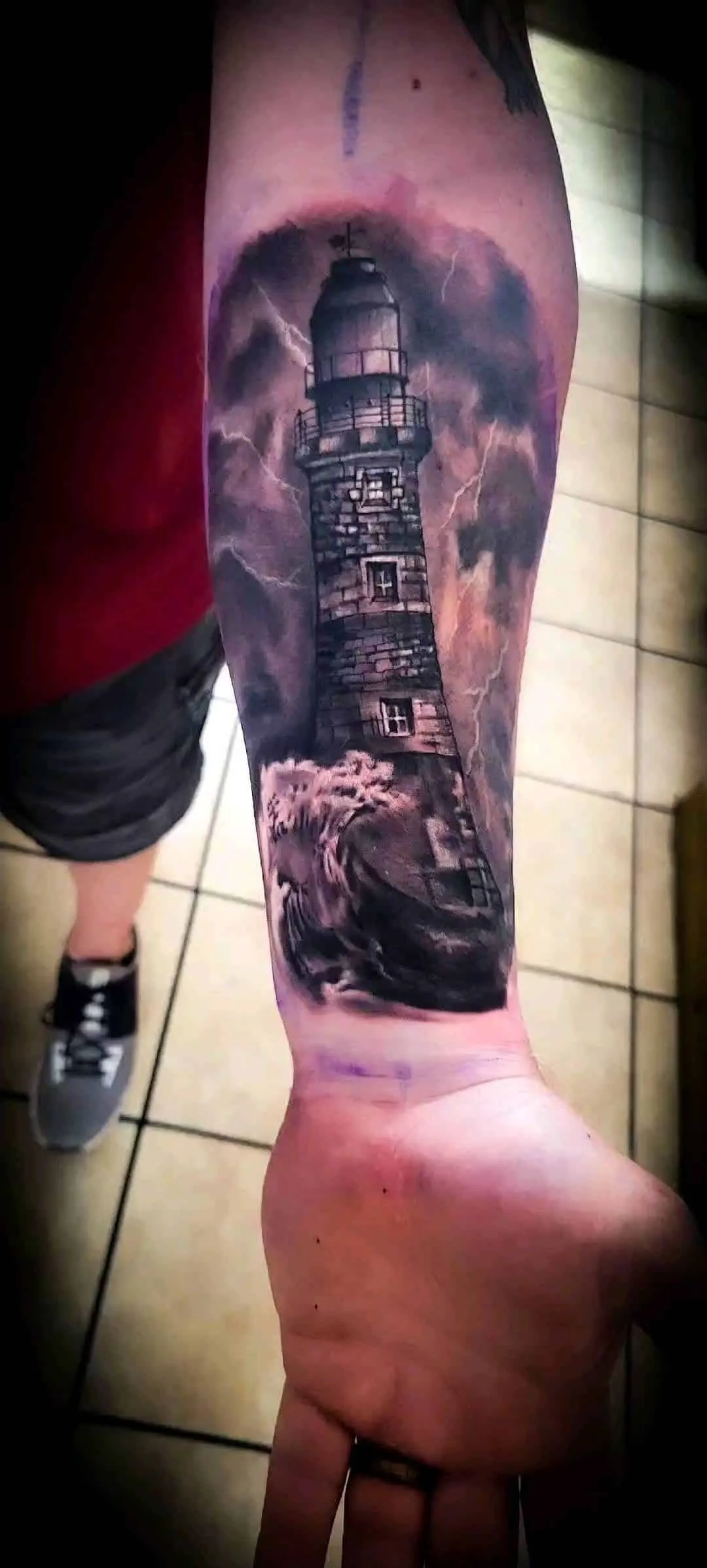 Tattoo by Pete Delia at Fallen Raven Tattoo Studio