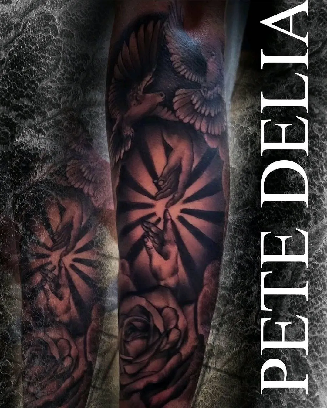 Tattoo by Pete Delia at Fallen Raven Tattoo Studio