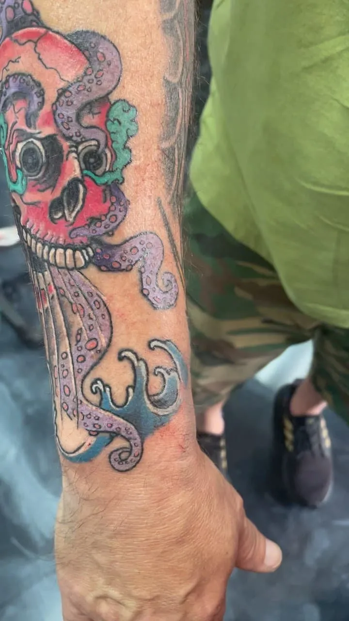 Tattoo by TJ Cornelius at Fallen Raven Tattoo Studio