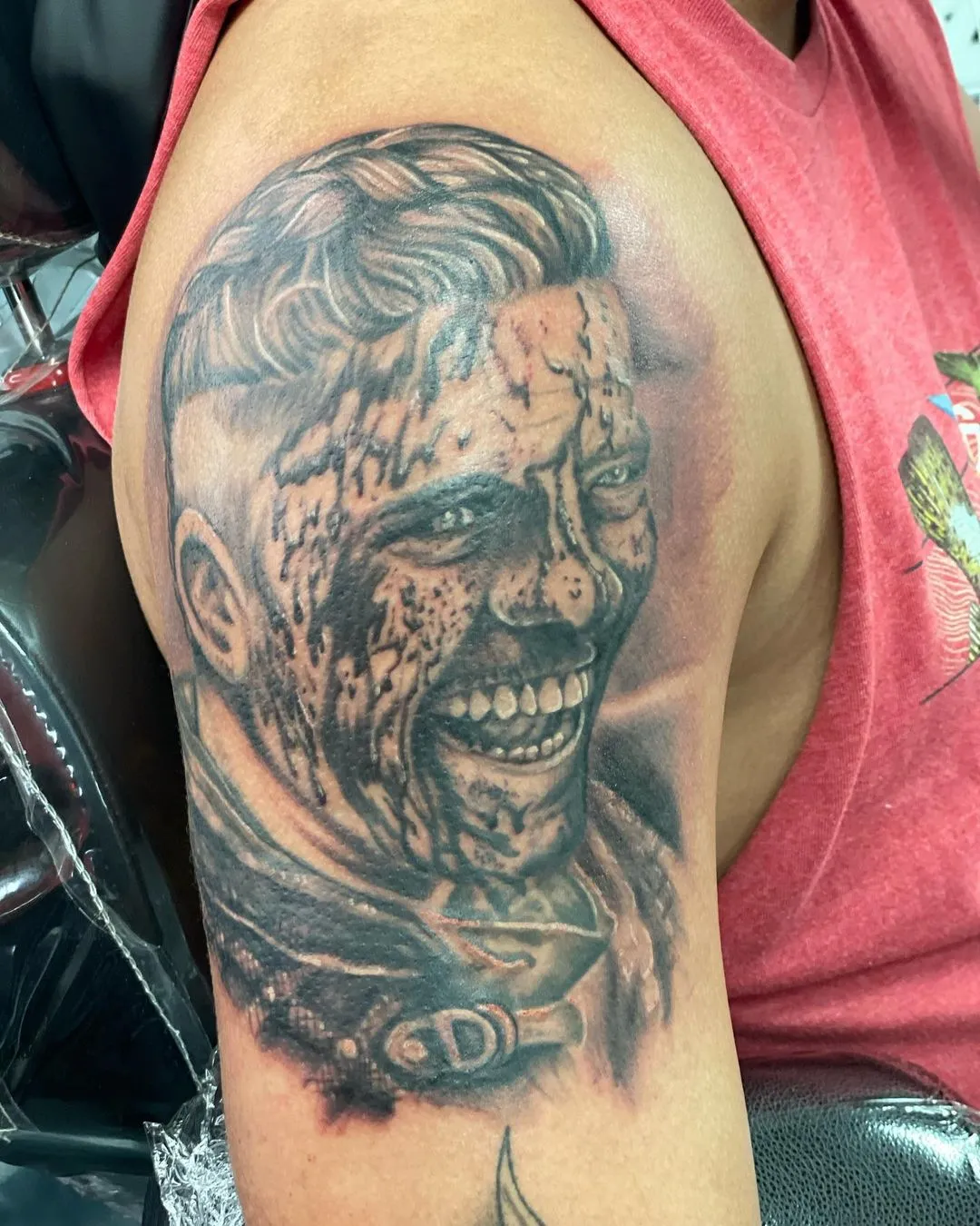 Tattoo by TJ Cornelius at Fallen Raven Tattoo Studio