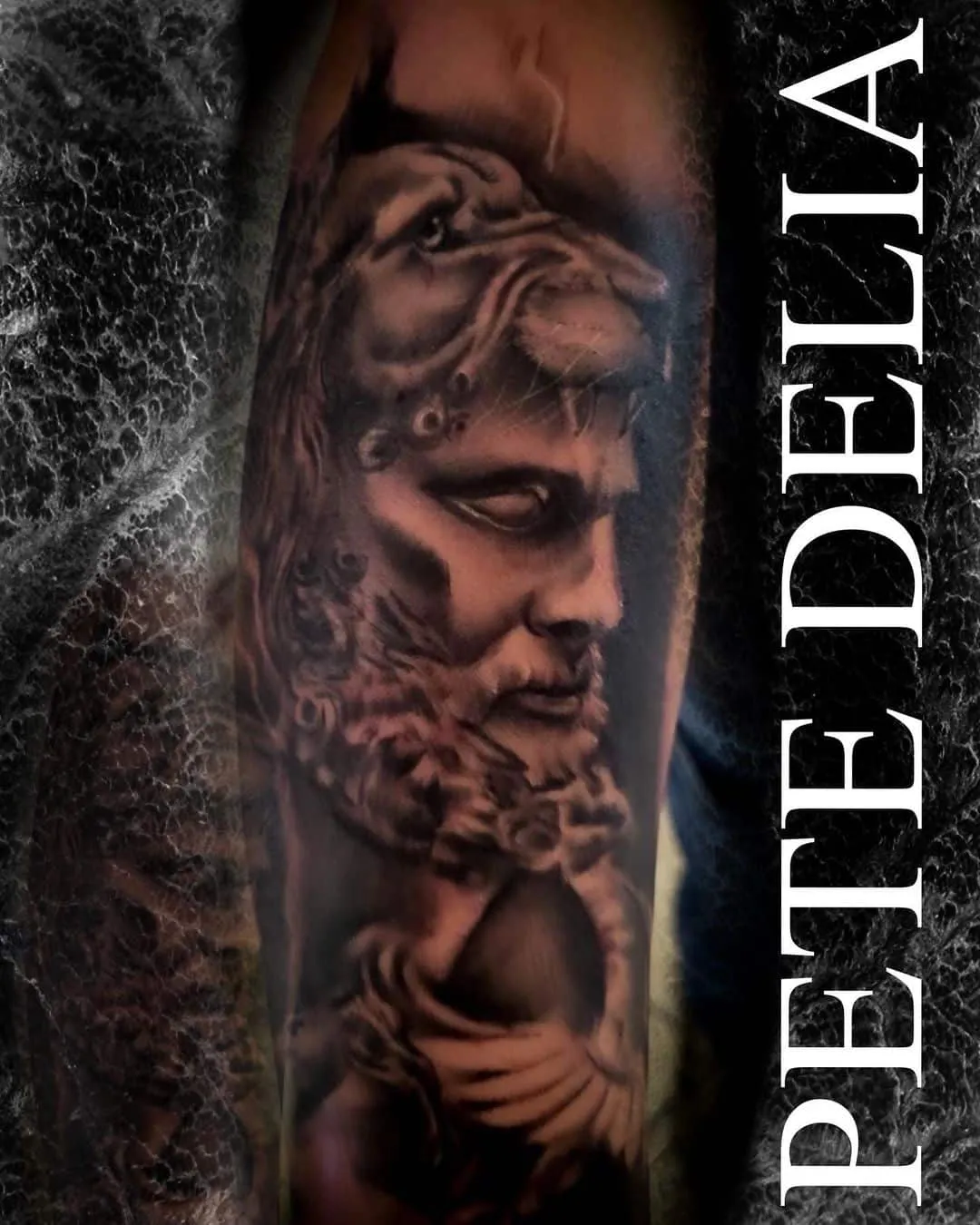 Tattoo by Pete Delia at Fallen Raven Tattoo Studio