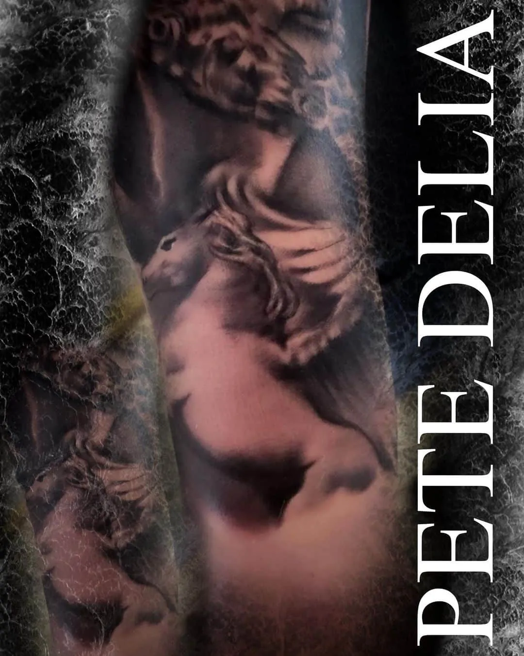 Tattoo by Pete Delia at Fallen Raven Tattoo Studio