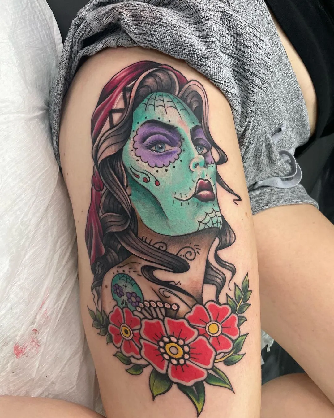 Tattoo by TJ Cornelius at Fallen Raven Tattoo Studio