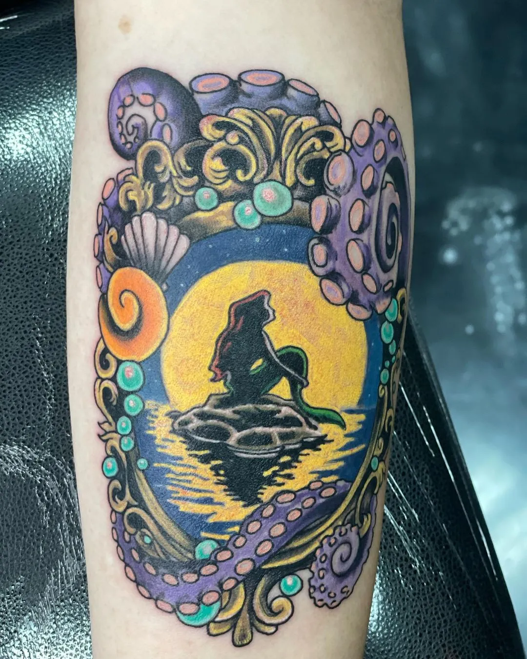 Tattoo by TJ Cornelius at Fallen Raven Tattoo Studio