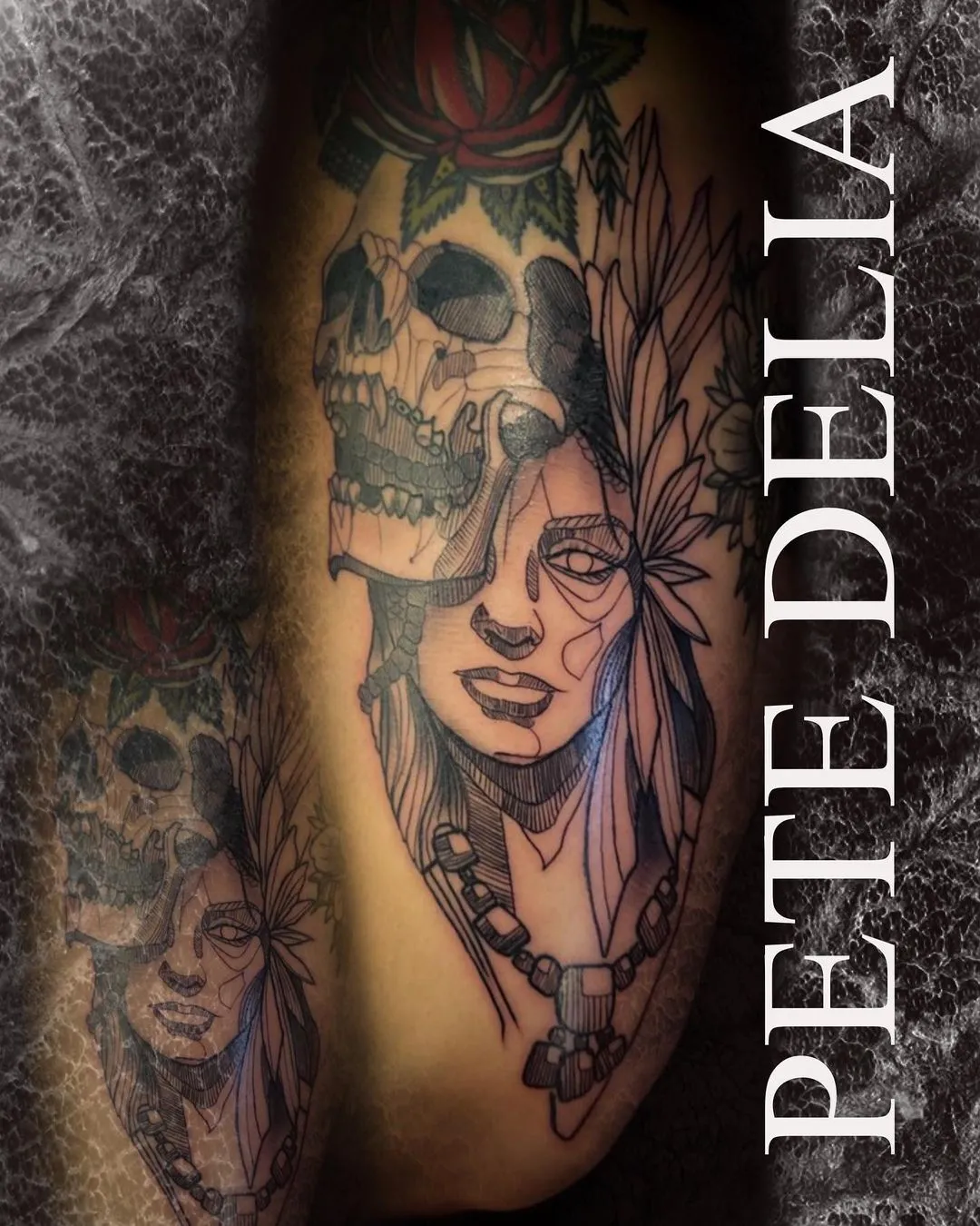 Tattoo by Pete Delia at Fallen Raven Tattoo Studio