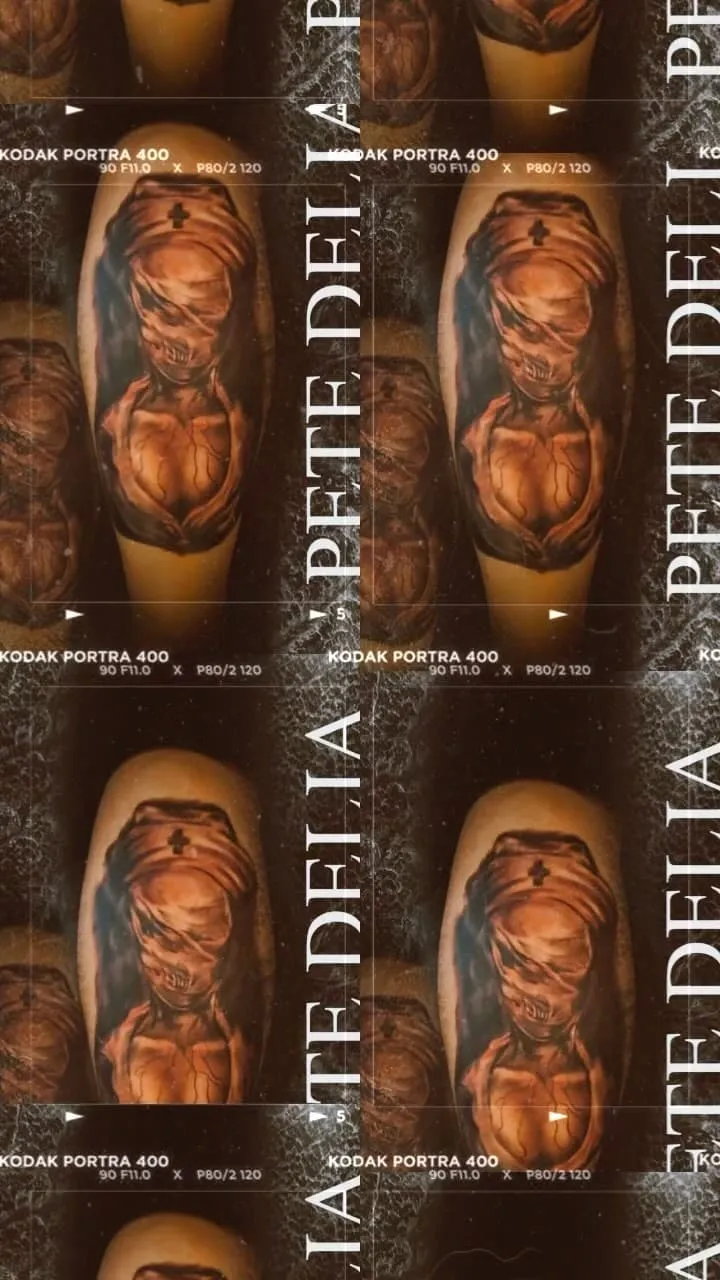 Tattoo by Pete Delia at Fallen Raven Tattoo Studio