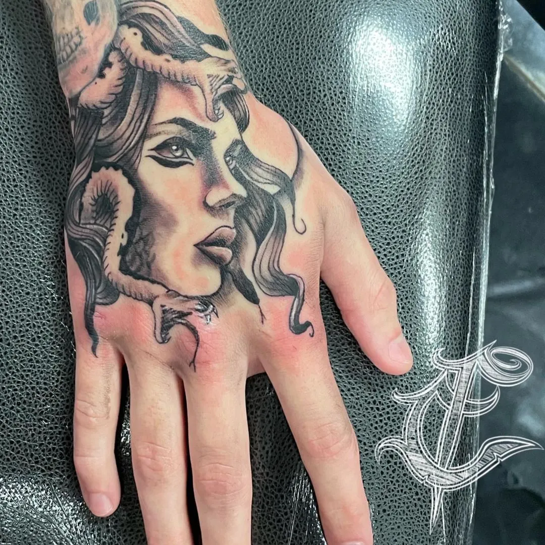 Tattoo by TJ Cornelius at Fallen Raven Tattoo Studio