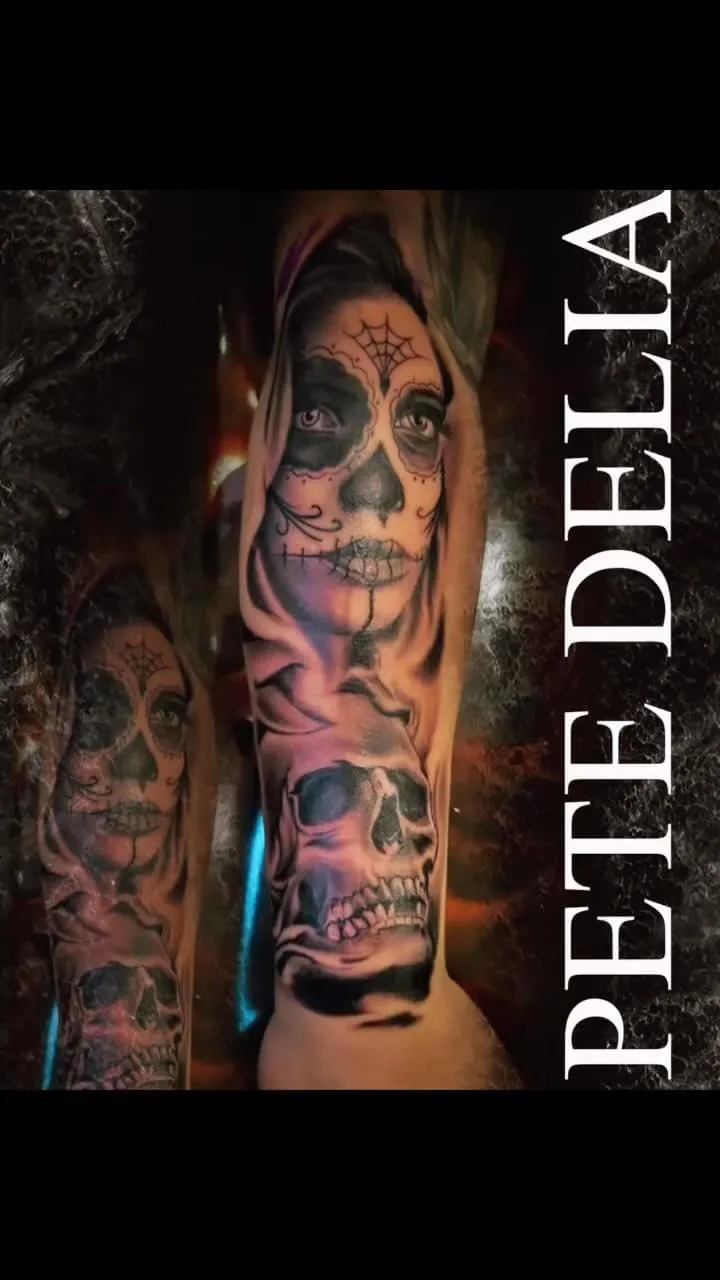 Tattoo by Pete Delia at Fallen Raven Tattoo Studio