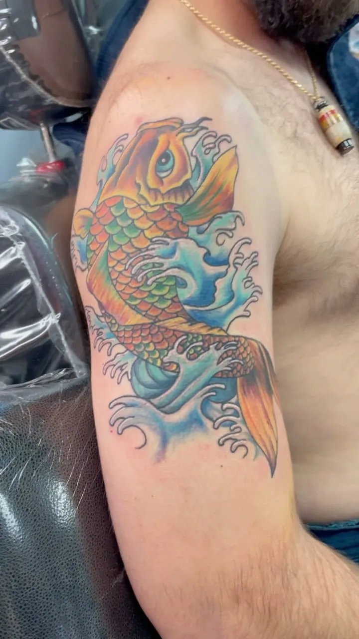 Tattoo by TJ Cornelius at Fallen Raven Tattoo Studio