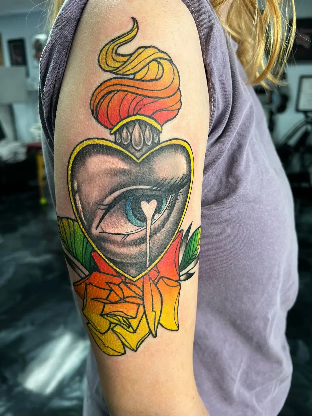 Tattoo by TJ Cornelius at Fallen Raven Tattoo Studio