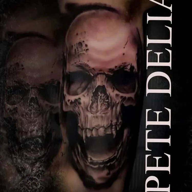 Tattoo by Pete Delia at Fallen Raven Tattoo Studio