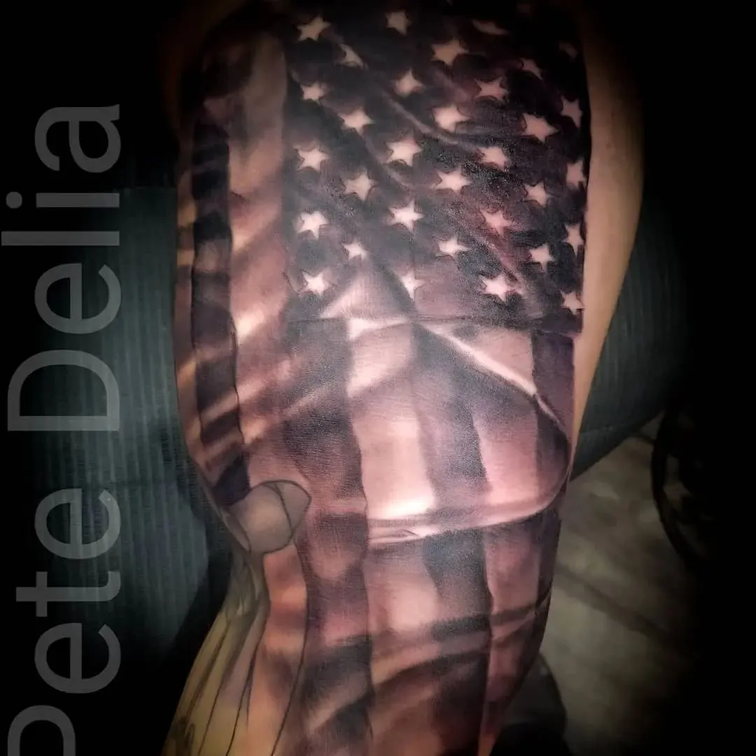 Tattoo by Pete Delia at Fallen Raven Tattoo Studio