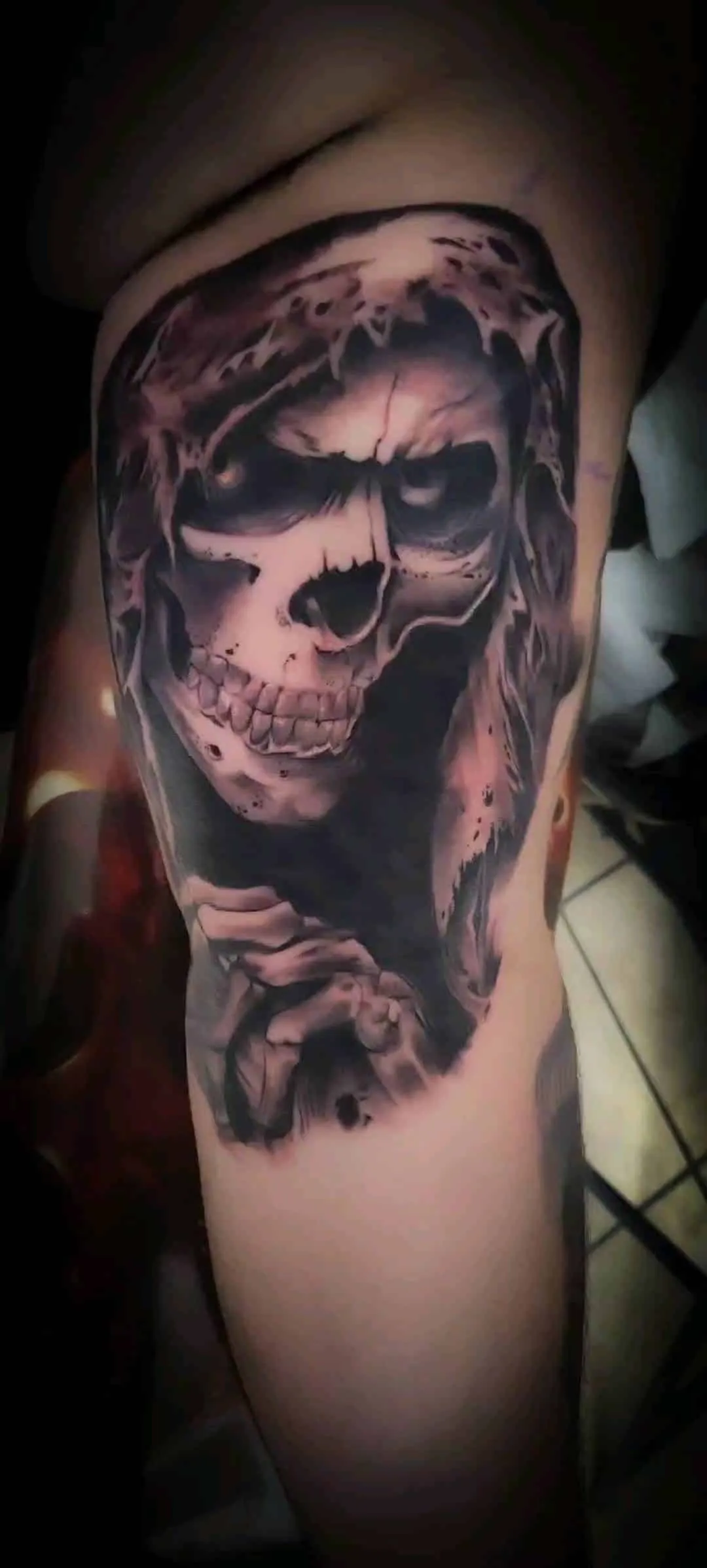 Tattoo by Pete Delia at Fallen Raven Tattoo Studio