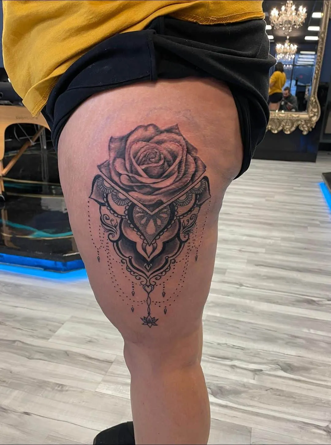 Tattoo by TJ Cornelius at Fallen Raven Tattoo Studio