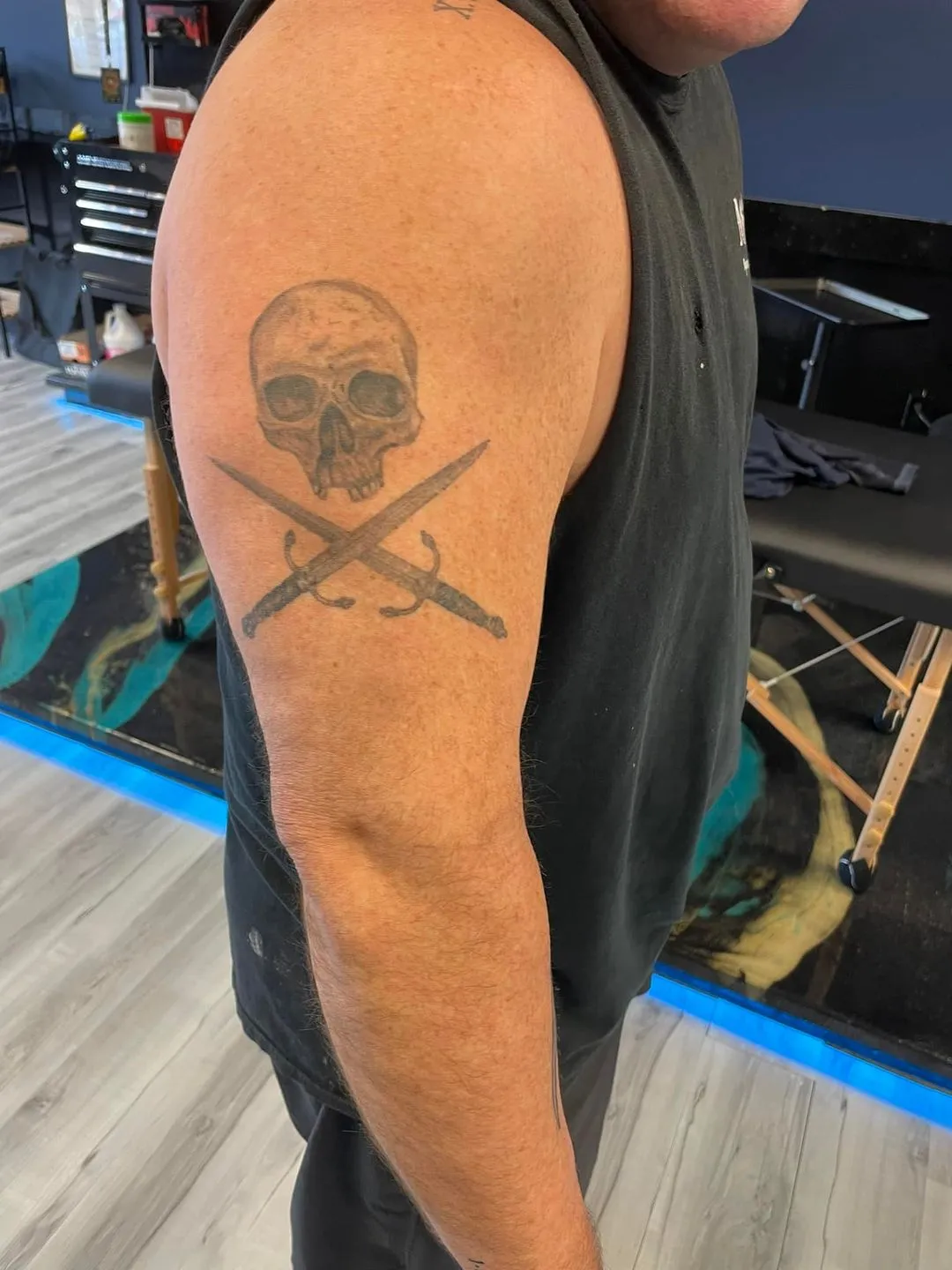 Tattoo by TJ Cornelius at Fallen Raven Tattoo Studio