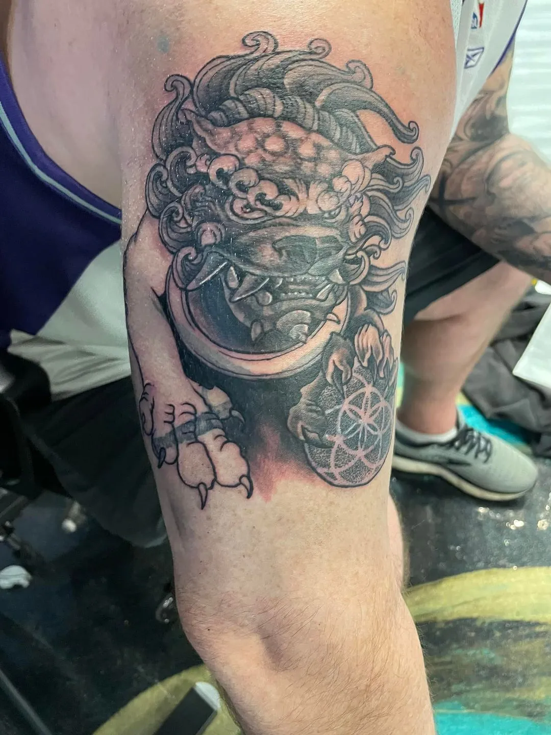 Tattoo by TJ Cornelius at Fallen Raven Tattoo Studio