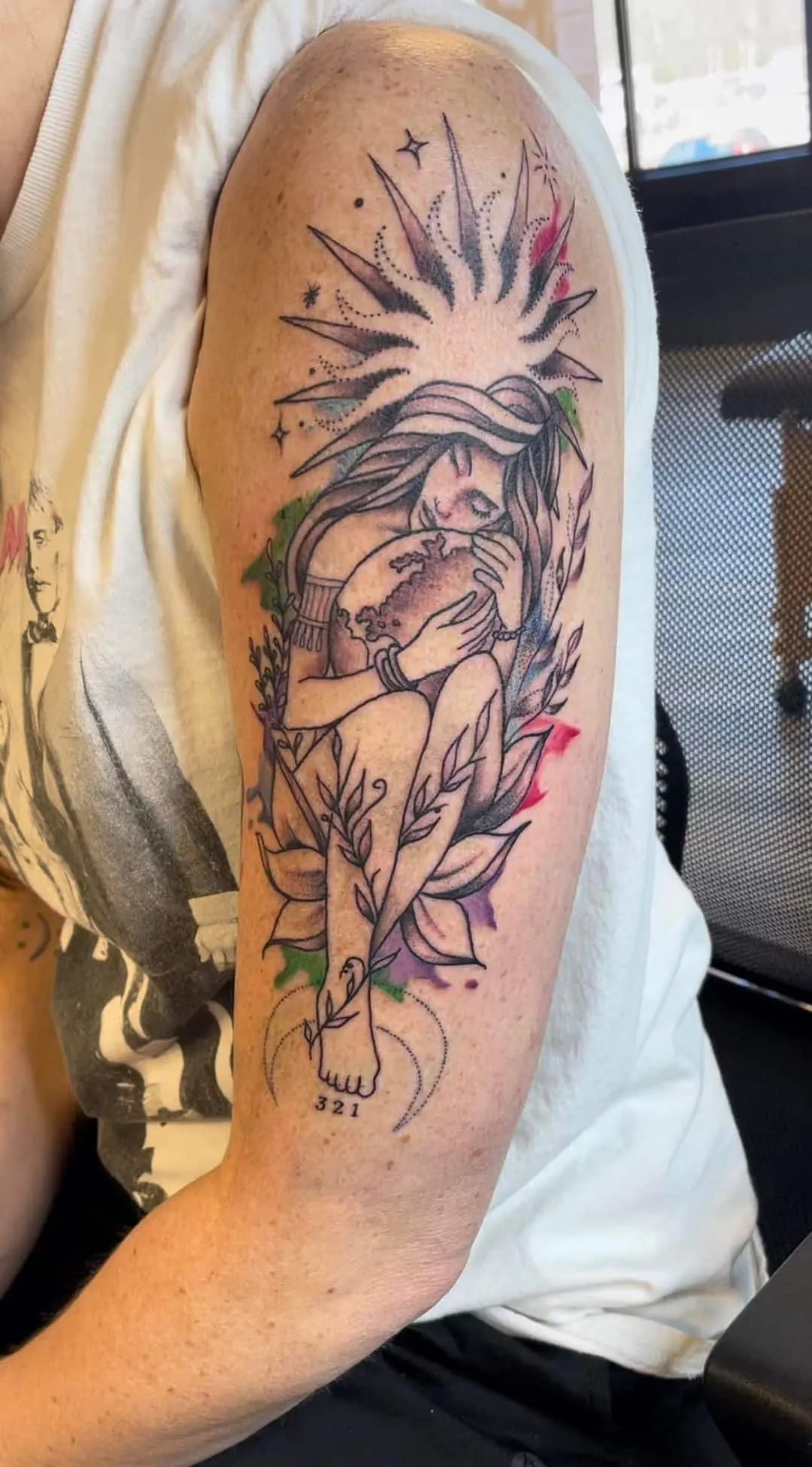 Tattoo by TJ Cornelius at Fallen Raven Tattoo Studio