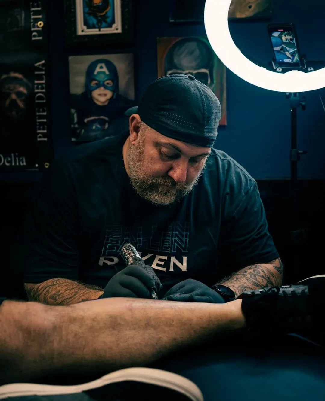 Tattoo by TJ Cornelius at Fallen Raven Tattoo Studio