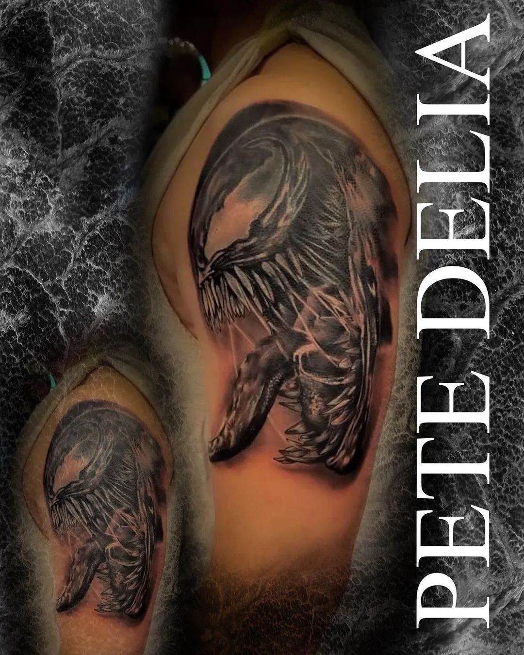 Tattoo by Pete Delia at Fallen Raven Tattoo Studio