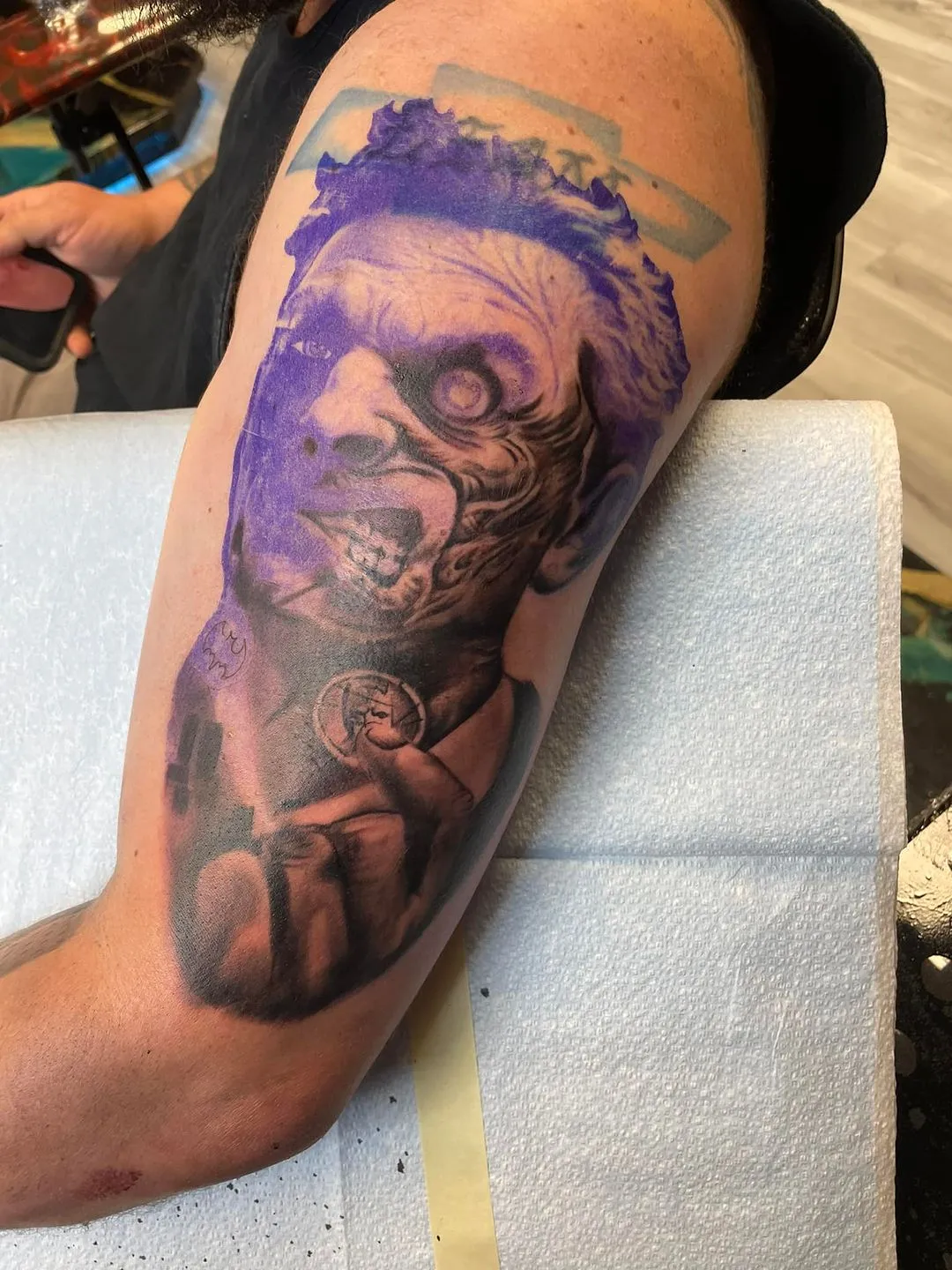 Tattoo by TJ Cornelius at Fallen Raven Tattoo Studio