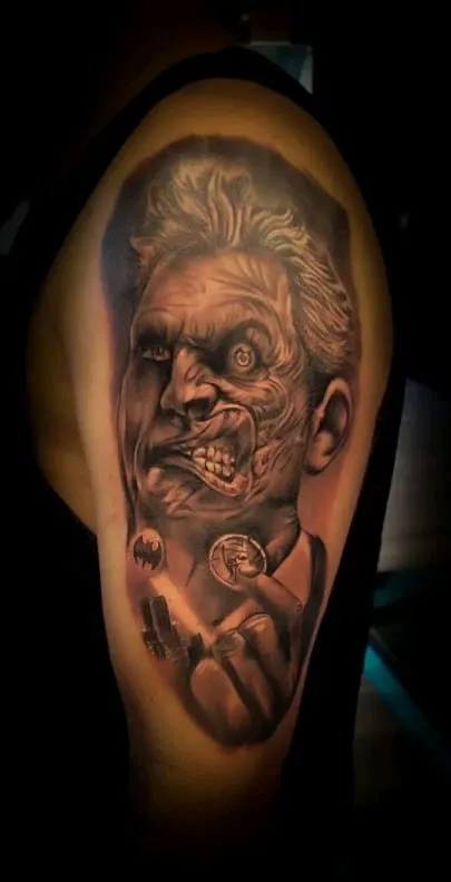 Tattoo by Pete Delia at Fallen Raven Tattoo Studio